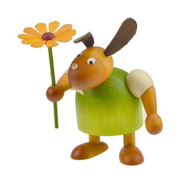 Drechslerei Martin - Hase mit Blume grn