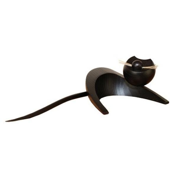Frieder Weisflog - Katze schwarz - liegend