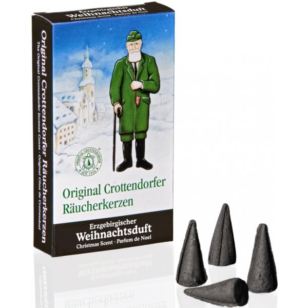 Crottendorfer Rucherkerzen - Erzgebirgischer Weihnachtsduft 100 Pack.