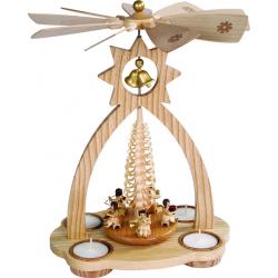 Richard Glsser - Glockenpyramide fr Teelichte, Engel