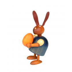 Drechslerei Martin - Hase mit Ei blau, klein