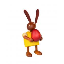 Drechslerei Martin - Hase mit Ei gelb, klein