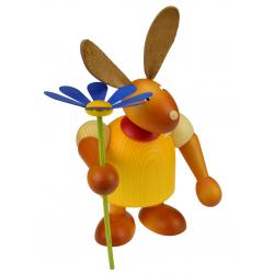 Drechslerei Martin - Hase mit Blume gelb, gro maxi