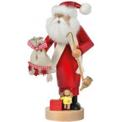 KWO - Räuchermann Weihnachtsmann mit Puppe