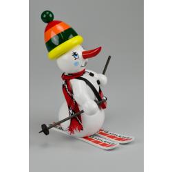 Gahlenz - Räuchermännchen Schneemann mit Ski