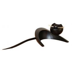 Frieder Weisflog - Katze schwarz - liegend