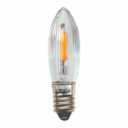 3er Pack - E10 LED Lampe/Spitzkerze fr Schwibbgen und Lichterketten
