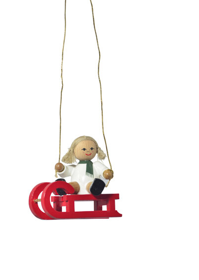 KWO - Baumbehang "Puppe auf Schlitten"