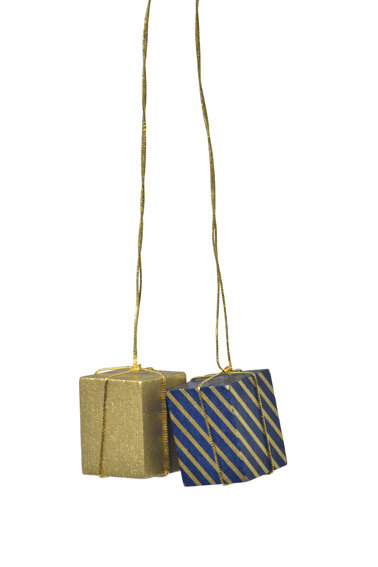 KWO - Baumbehang "Pakete gold/blau -gold"