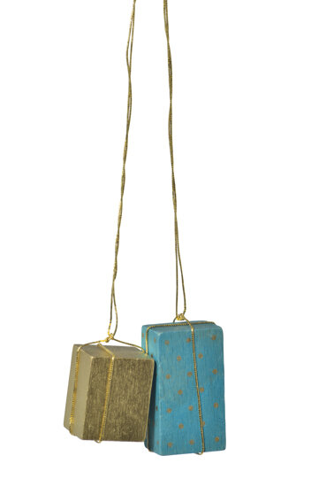 KWO - Baumbehang "Pakete gold/türkis"