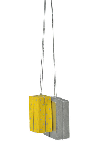 KWO - Baumbehang "Pakete gelb/silber"