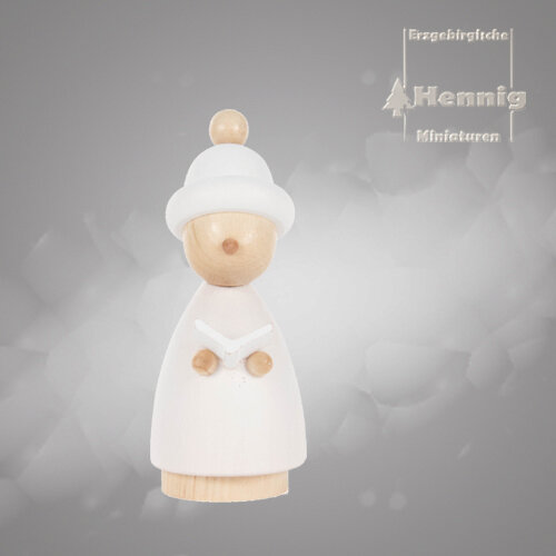 Hennig Figuren - Kurrendekind mit Buch modern weiss/natur