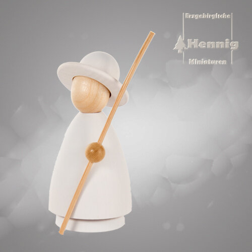 Hennig Figuren - Schäfer modern groß weiss/natur