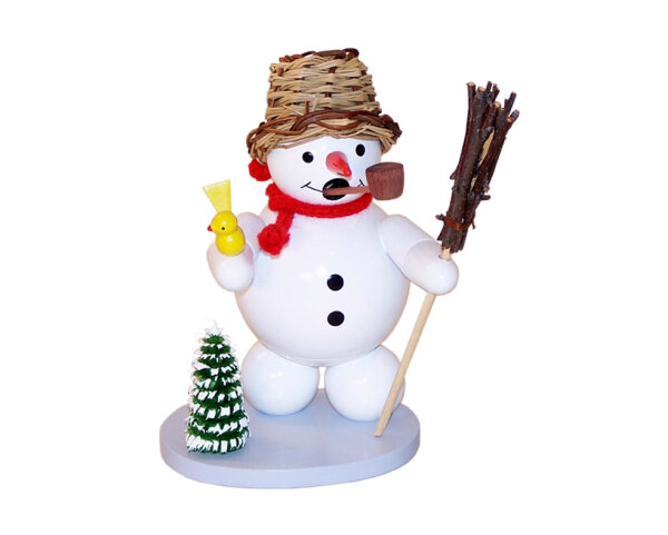 Volker Zenker - Räuchermännchen Schneemann mit Korb