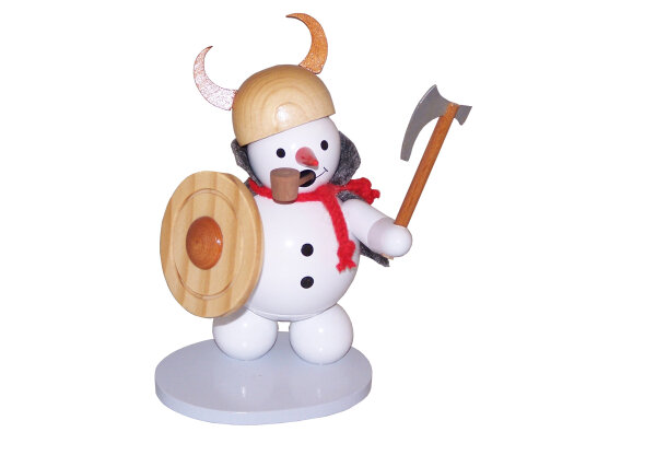 Volker Zenker - Räuchermännchen Schneemann "Wikinger"