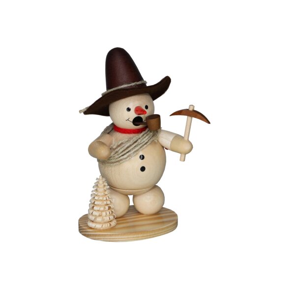 Volker Zenker - Räuchermännchen Schneemann mit Eispickel