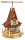 Richard Glässer - Pyramide Adventshaus Christi Geburt bunt, elektrisch beleuchet und betrieben