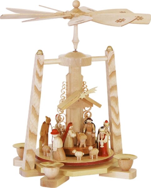 Richard Glässer - Pyramide Christi Geburt, natur