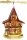 Richard Glässer - Pyramide Adventshaus bunt mit Heiliger Familie, elektrisch beleuchet und betrieben