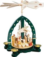 Richard Glässer - Pyramide Christi Geburt, grün