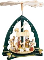 Richard Glässer - Pyramide Christi Geburt, grün