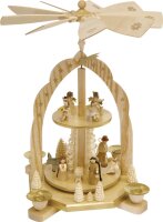 Richard Glässer - Pyramide Christi Geburt mit Engeln...