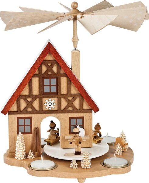 Richard Glässer - Tischpyramide Haus Winterkinder