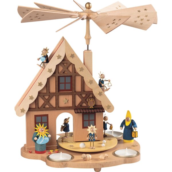 Richard Glässer - Tischpyramide Haus Mondfamilie