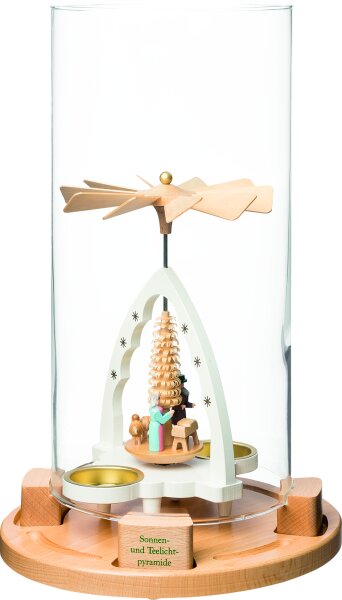 Richard Glässer - Glaszylinder für Sonnen- und Windlichtpyramide
