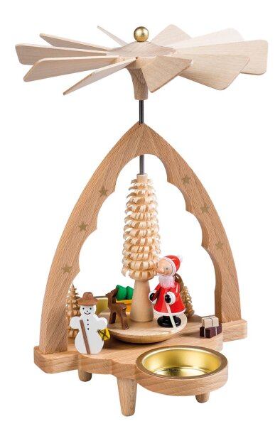 Richard Glässer - Teelichtpyramide Nikolaus
