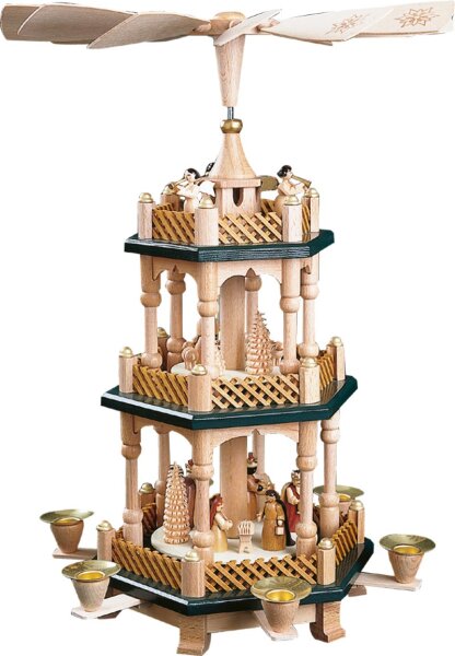 Richard Glässer - Pyramide Christi Geburt 2-st., natur