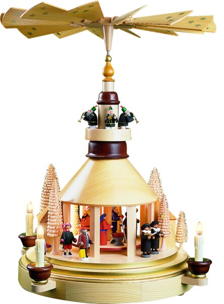 Richard Glässer - Pyramide Seiffener Kirche, elektr. betrieben