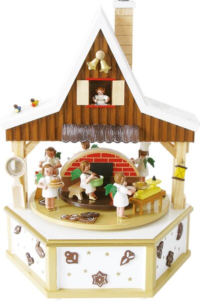 Richard Glässer - Spieldose Engelbäckerei, 36st. Spw. Süßer die Glocken
