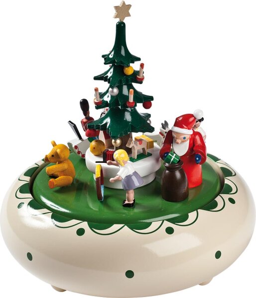 Richard Glässer - Spieldose Weihnachtsbescherung, 22st. Spw. Stille Nacht