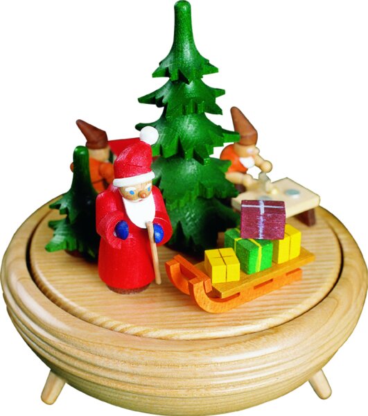 Richard Glässer - Spieldose  Weihnachtswerkstatt, 18er Spielwerk