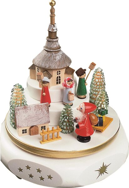 Richard Glässer - Spieldose  Seiffener Christmette, 18er Spielwerk