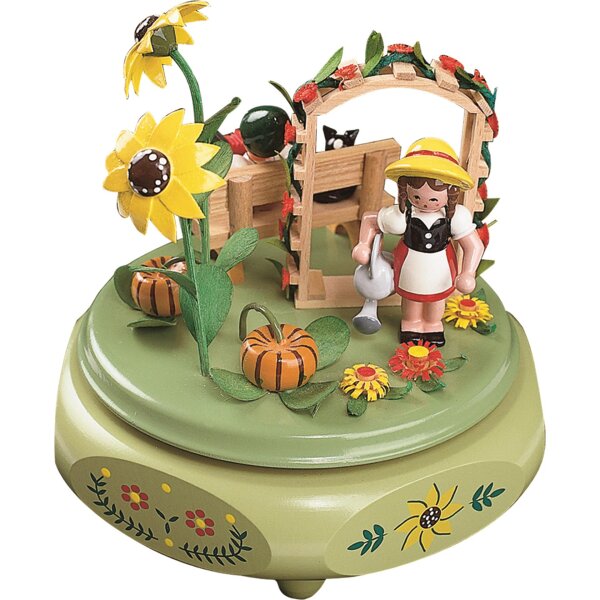 Richard Glässer - Spieldose  Gartenidyll, 18er Spielwerk