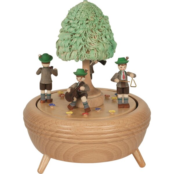 Richard Glässer - Spieldose  bayrische Musikanten, 18er Spielwerk