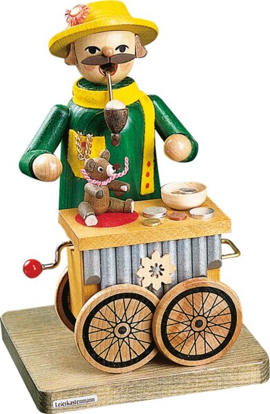 Richard Glässer - Räuchermännchen Leierkastenmann, Mini-Spw. Berliner Luft
