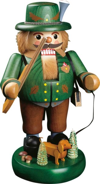 Richard Glässer - Nussknacker Förster mit Dackel