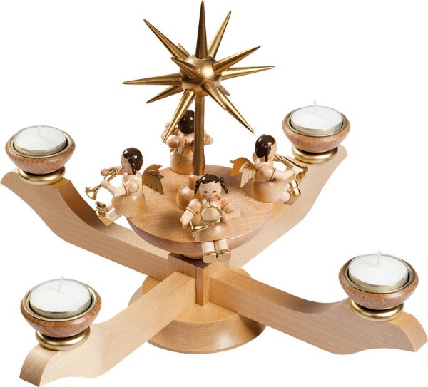 Richard Glässer - Adventsleuchter natur für Teelichte