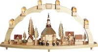 Richard Glässer - Schwibbogen Seiffener Kirche mit...