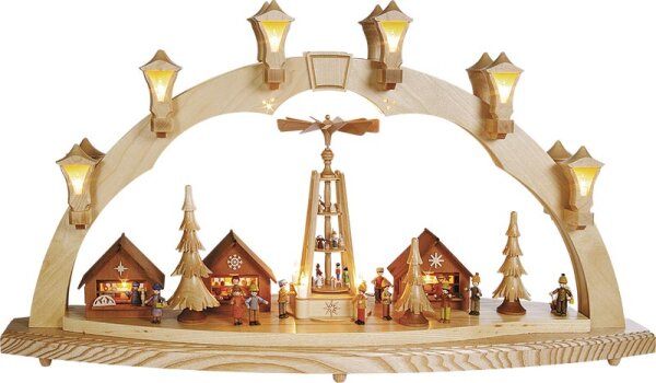 Richard Glässer - Schwibbogen Weihnachtsmarkt, el. bel.