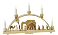 Richard Glässer - Schwibbogen Christi Geburt, el. bel.