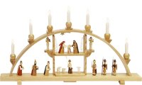 Richard Glässer - Schwibbogen Christi Geburt natur,...