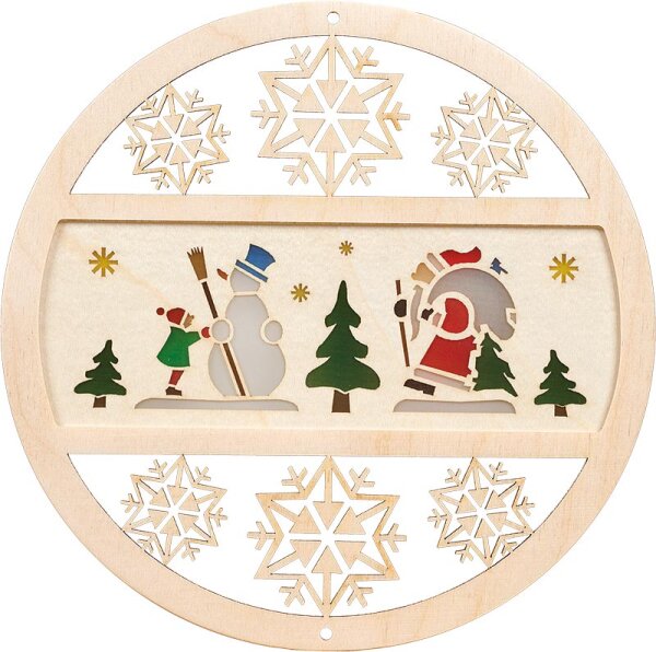 Richard Glässer - Fensterbild Winterwald