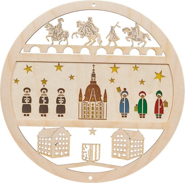 Richard Glässer - Fensterbild Dresdner Frauenkirche