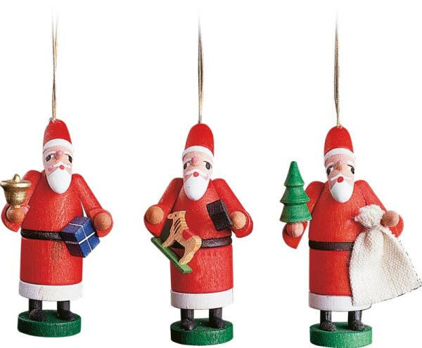 Richard Glässer - Baumbehang Weihnachtsmann 3-teilig