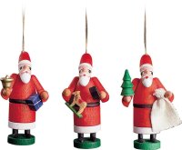 Richard Glässer - Baumbehang Weihnachtsmann 3-teilig