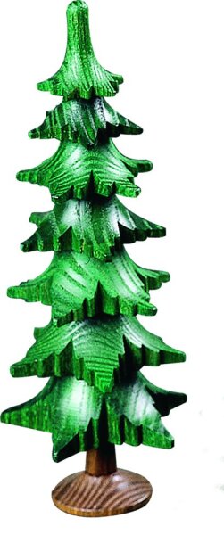 Richard Glässer - Baum, 7 Kränze mit Stamm und Fuß